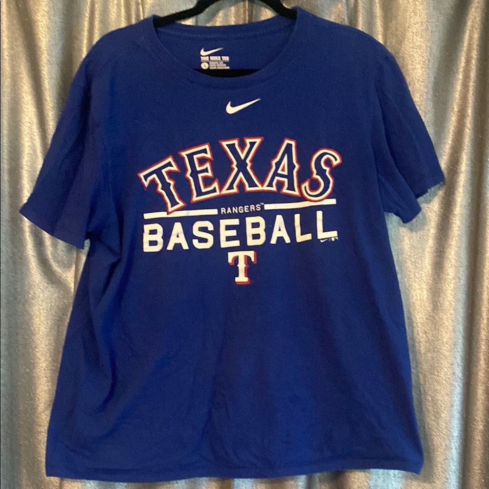 Nike Blue Texas Rangers Tee